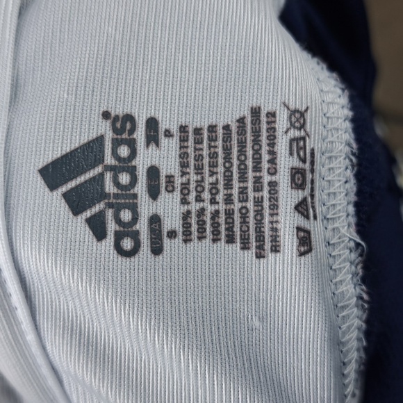 Adidas Notre Dame Universty embroidered blue & gold SM pullover colligate hoodie - Picture 7 of 7